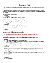 Đề cương ôn tập - Triết học Mác Lênin | Trường Đại học Thủ đô Hà Nội