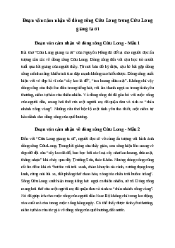 Văn mẫu lớp 6: Đoạn văn cảm nhận về dòng sông Cửu Long trong bài thơ Cửu Long giang ta ơi | Kết nối tri thức