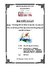 BÌA TIỂU LUẬN