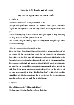 Soạn bài Vẻ đẹp của một bài ca dao - Cánh Diều 6