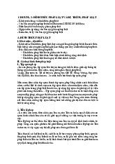 CHƯƠNG 3: HÌNH THỨC PHÁP LUẬT VÀ HỆ THỐNG PHÁP LUẬT VIỆT NAM