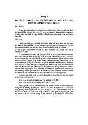 Giáo án - Chương 1 Kinh tế chính trị Mác-Lênin | Đại học Kinh Tế Quốc Dân
