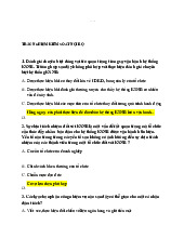 TRẮC NGHIỆM VỀ KIỂM SOÁT NỘI BỘ - ĐÁNH GIÁ VÀ RỦI RO | Môn Kiểm soát nội bộ  - Trường Đại học Lao động - Xã hội