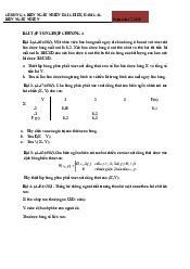 Bài tập tổng hợp Chương 4 Xác suất thống kê | Học viện Chính sách và Phát triển