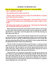 Top 46 câu lý thuyết - Luật Dân Sự | Trường Đại học Luật, Đại học Quốc gia Hà Nội