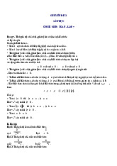 Dạng bài tính giá trị nhỏ nhất, giá trị lớn nhất của biểu thức - Ôn hè Toán 7 lên 8