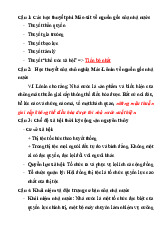 Đề cương ôn tập pháp luật đại cương | Pháp luật đại cương | Đại học Công nghiệp Thành phố Hồ Chí Minh