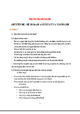 Kế hoạch sản xuất và vận hành sản phẩm Bath Bomb | Lập kế hoạch kinh doanh | Trường Đại học Kiến trúc Đà Nẵng