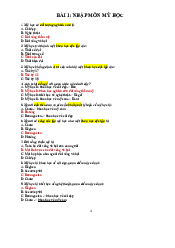 Nhập môn mỹ học - Mỹ học đại cương | Trường Đại học Văn hóa Hà Nội