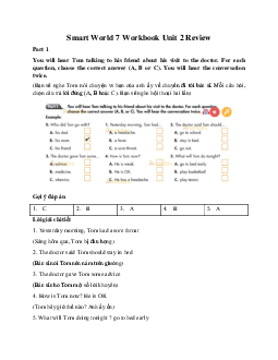 Smart World 7 Workbook Unit 2 Review