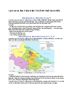 Lịch sử và Địa lí lớp 4 Bài 13 Cố đô Huế | Cánh diều
