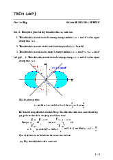 Đề cương môn giải tích 2- Trường Đại học bách khoa - Đại học đà nẵng.