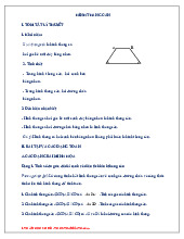 Bài Tập Hình Thang Cân - TOÁN HỌC 12: Lý Thuyết & Bài Tập Thực Hành