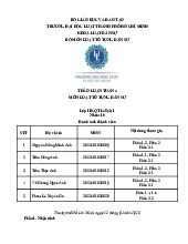 Bài thảo luận luật tố tụng dân sự | Đại học Luật TP.HCM