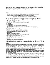 Hãy tả lại một người mà em có ấn tượng tốt - Tiếng việt 5