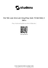 Bài tiểu luận Các vùng biển thuộc quyền chủ quyền quốc gia môn Luật công pháp quốc tế | Đại học Quốc gia Hà Nội