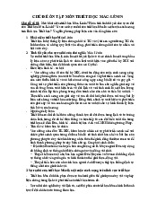 Chủ đề ôn tập môn Triết học Mác - Lênin | Trường đại học Mở Hà Nội