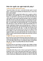 Phân tích nguồn của ngành luật hiến pháp ?