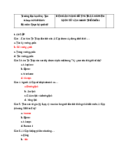 Ngân hàng bộ đề trắc nghiệm Lịch sử văn minh thế giới 1