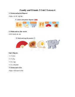 Family and Friends 3 Unit 3 Lesson 4 Let's find mom!