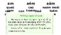 Giáo án điện tử Tiếng việt 1 bài 3 Chân trời sáng tạo: Học vần: om, ôm, ơm