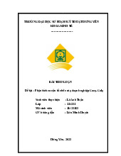 Bài Tiểu Luận: Phân Tích Cơ Cấu Tổ Chức Doanh Nghiệp Coca-Cola | Môn Quản trị kinh doanh - Đại Học Sư phạm Kỹ thuật Hưng Yên