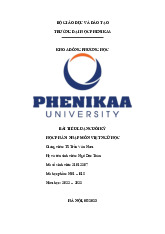 Giữ gìn sự trong sáng của tiếng Việt | Bài tiểu luận cuối kỳ học phần Nhập môn Việt ngữ học | Trường Đại học Phenikaa