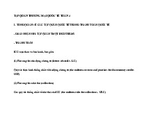 Tóm tắt về tập quán thương mại quốc tế môn Luật thương mại quốc tế | Trường Đại học Luật Hà Nội