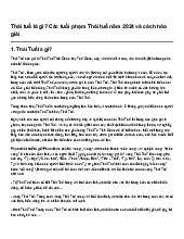 Thái tuế là gì? Các tuổi phạm Thái tuế năm 2024 và cách hóa giải