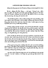 Lời tuyên thệ vào đảng cộng sản việt nam