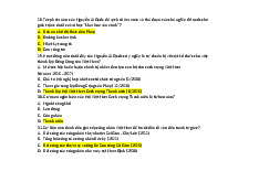 Câu hỏi ôn LSĐ/ Trường đại học Nguyễn Tất Thành