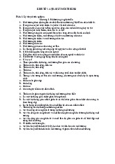 Trắc Nghiệm Kinh Tế và Quản Lý Môi Trường môn Kinh tế vi mô | Trường Đại học Kinh Tế Quốc Dân