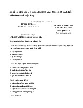 Bộ đề thi giữa học kì 1 môn Lịch sử 10 năm 2024 - 2025 sách Kết nối tri thức với cuộc sống