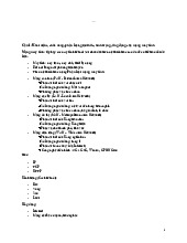 Ôn tập đề cương mạng máy tính / Đại học Kiến trúc Hà Nội