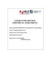 Logistics planning and management challenges in Thailand's healthcare system môn Logistics | Trường Quốc tế - Đại học Quốc gia Hà Nội