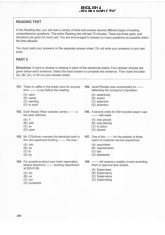 ENGLISH 1 – READING SAMPLE TEST | Đại học Kinh tế Kỹ thuật Công nghiệp