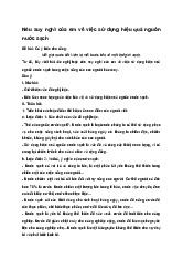 Viết bài văn nghị luận về một vấn đề cần giải quyết | Văn mẫu 9