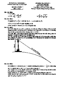 Đề thi cuối kỳ 1 Toán 9 năm 2020 – 2021 phòng GD&ĐT Quận 1 – TP HCM