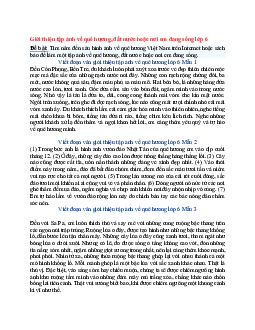 Văn mẫu lớp 6 Chân trời sáng tạo bài Giới thiệu tập ảnh về quê hương, đất nước hoặc nơi em đang sống