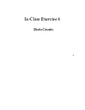Class 6 - Hướng Dẫn Bài Tập về Mạch Diode và Bộ Điều Chỉnh Zener | Thực tập cơ bản | Trường Đại học Bách Khoa Hà Nội