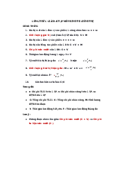 Công thức giải bài tập học phần Kinh tế chính trị Mac-Lenin | Trường đại học Bách Khoa Hà Nội