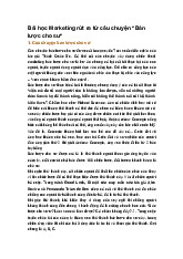 Bài học Marketing rút ra từ câu chuyện "Bán lược cho sư"