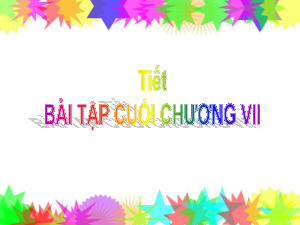 CHƯƠNG VII - BÀI TẬP CUỐI CHƯƠNG VII | Bài giảng PowerPoint Toán 6 | Kết nối tri thức