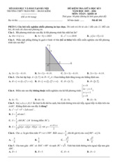 Đề giữa học kì 1 Toán 10 năm 2025 – 2026 trường THPT Trần Phú – Hà Nội