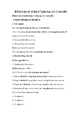 Đề thi giữa học kỳ 1 môn Lịch sử & Địa Lý lớp 7 năm học 2024 - 2025 - Đề số 2 | Bộ sách Kết nối tri thức