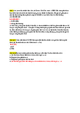 Ôn tập BHVT - Tổng hợp câu hỏi và bài tập dành cho TN. Môn Hệ thống thông tin logistics | Trường Đại học Giao thông Vận tải.