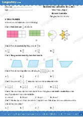 Đề kiểm tra giữa học kì 2 – Đề 1 môn Toán lớp 4 – Sách Cánh diều