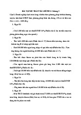 Bài tập Chương 2: Định khoản kế toán các nghiệp vụ kinh tế phát sinh môn Kế toán tài chính | Học viện Công Nghệ Bưu Chính Viễn Thông