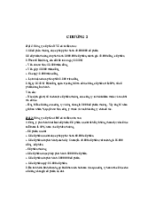 Bài tập chương 2 - Quản trị kinh doanh | Trường Đại học Lao động - Xã hội