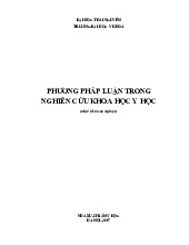 Tài liệu phương pháp luận nghiên cứu khoa học y dược | Đại học Thái Nguyên
